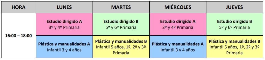 HORARIO