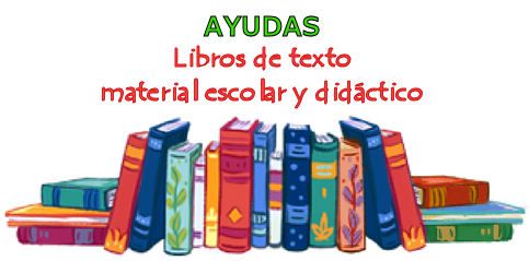 Ayudas libros de texto y material escolar 2019