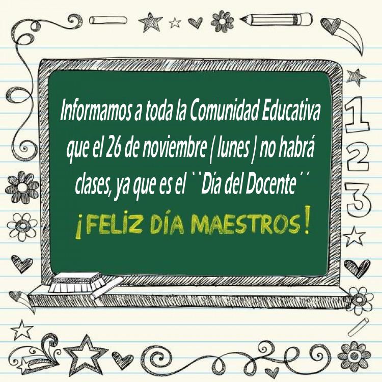 día del maestro 2018